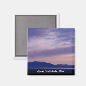 Great Salt Lake, Utah Magneet (Voorkant / Achterkant)