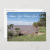 Great Salt Plains Lake, Oklahoma Briefkaart (Voorkant / Achterkant)