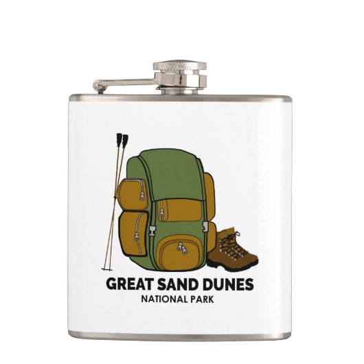 Great Sand Dunes National Park Backpack Heupfles (Voorkant)