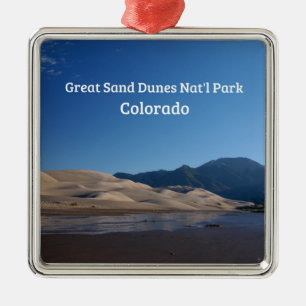 Great Sand Dunes National Park, CO Metalen Ornament