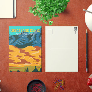 Great Sand Dunes National Park Colorado  Briefkaart