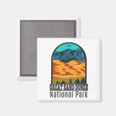 Great Sand Dunes National Park Colorado  Magneet (Voorkant / Achterkant)