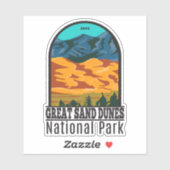 Great Sand Dunes National Park Colorado Sticker (Vel)