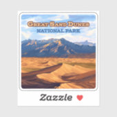 Great Sand Dunes National Park Colorado Sticker (Vel)
