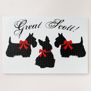 "Great Scott!", Scottish Terrier dog/Scotland dog Legpuzzel