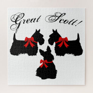 "Great Scott!", Scottish Terrier dog/Scotland dog Legpuzzel