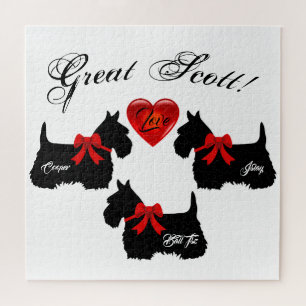 "Great Scott!", Scottish Terrier/Red love hart Legpuzzel