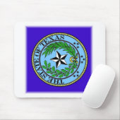 Great Seal of Texas Mousepad Muismat (Met muis)