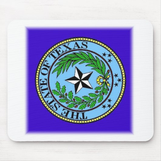 Great Seal of Texas Mousepad Muismat (Voorkant)