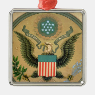 Great Seal of the United States, c.1850 Metalen Ornament