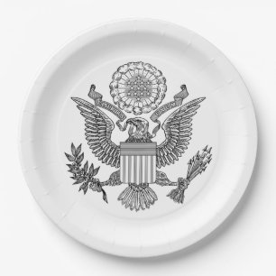 Great Seal of the United States of America (VS) Papieren Bordje