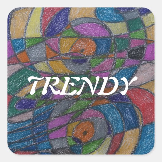 GREAT SHOPPING STICKERS BY ARTIST PAULA REILLY. (Voorkant)