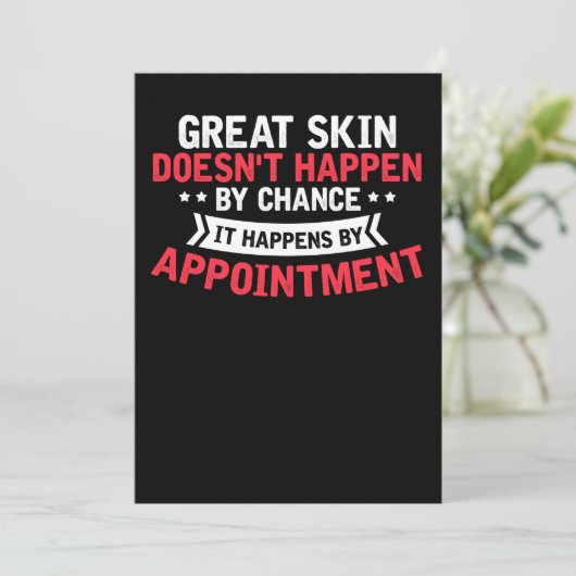 great skin doesnt happens by geluk it happens by a kaart (Staand voorkant)