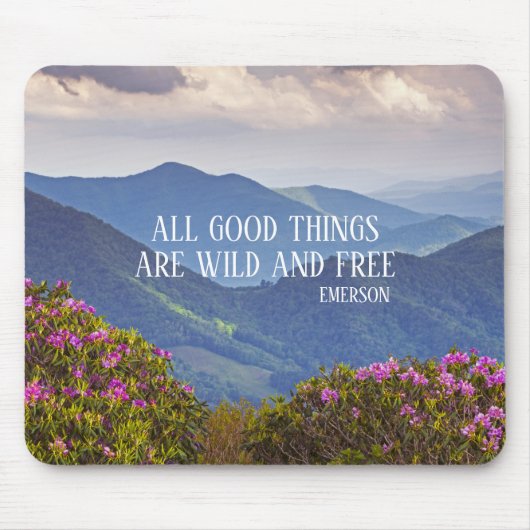 Great Smokey Mountain Spring Gepersonaliseerd Muismat (Voorkant)