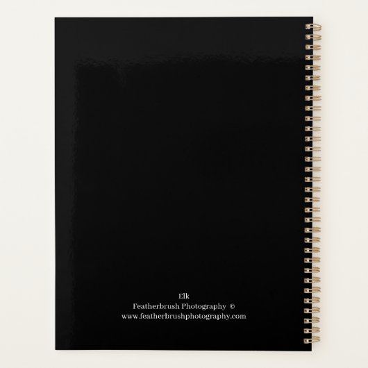 Great Smoky Mountain Elk 2026 Planner (Achterkant)