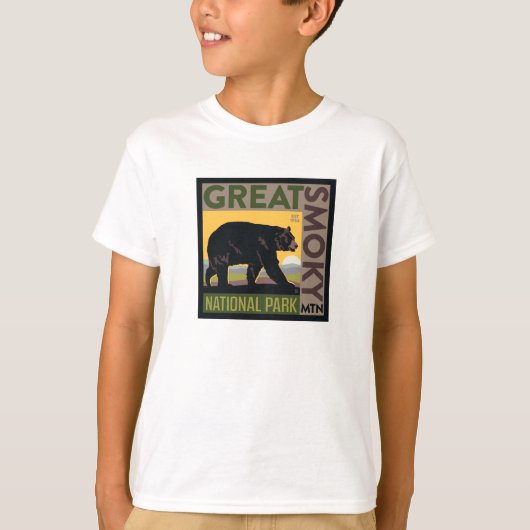 Great Smoky Mountain National Park| Bear T-shirt (Voorkant)