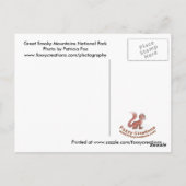 Great Smoky Mountains 2 - Carte postale (Dos)