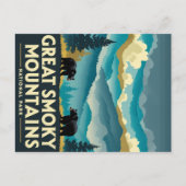 Great Smoky Mountains Beren Briefkaart (Voorkant)