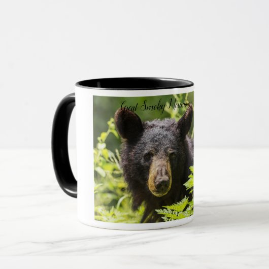 Great Smoky Mountains Black Bear Mug (Devant gauche)