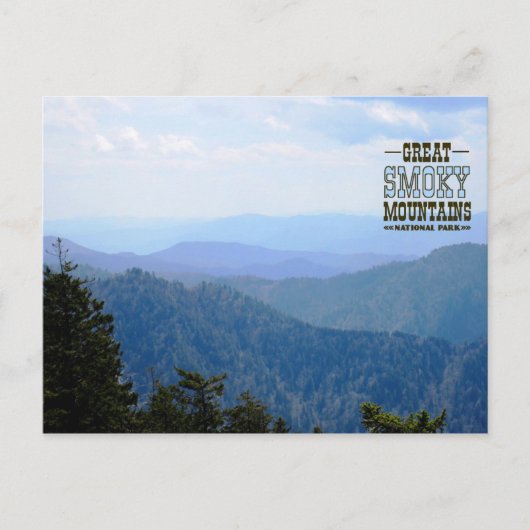 Great Smoky Mountains Briefkaart (Voorkant)
