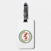 Great Smoky Mountains National Park Bagagelabel (Achterkant verticaal)