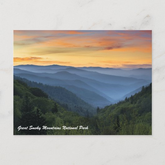 Great Smoky Mountains National Park Briefkaart (Voorkant)