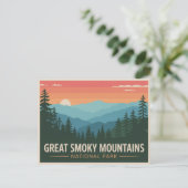 Great Smoky Mountains National Park Carte postale  (Debout devant)