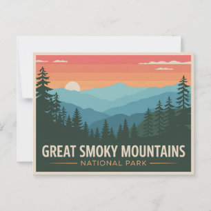 Great Smoky Mountains National Park Carte postale 