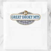 Great Smoky Mountains National Park Rechthoekige Sticker (Tas)