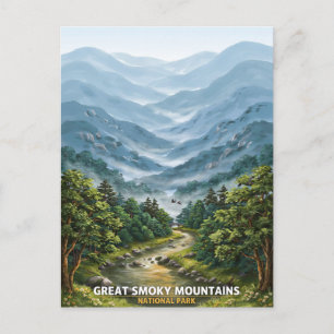 Great Smoky Mountains National Park Reis Briefkaart