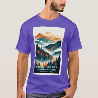 Great Smoky Mountains National Park Reizen 16 T-shirt