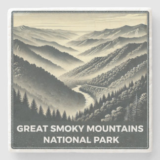 Great Smoky Mountains National Park Stenen Onderzetter