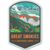 Great Smoky Mountains National Park Sticker (Voorkant)