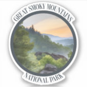 Great Smoky Mountains National Park Sticker (Voorkant)