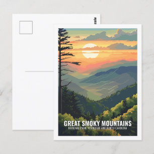 Great Smoky Mountains National Park Tennessee, Ver Briefkaart