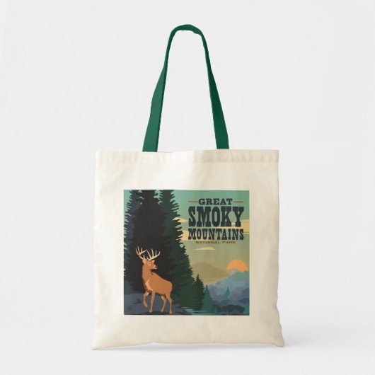 Great Smoky Mountains National Park Tote Bag (Voorkant)