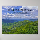 Great Smoky Mountains Newfound Gap Foto Poster (Voorkant)