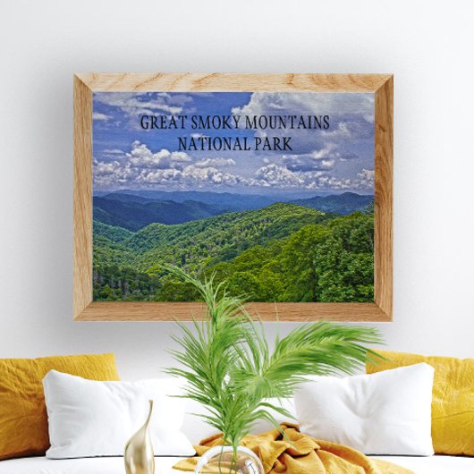 Great Smoky Mountains Newfound Gap Foto Poster