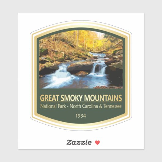 Great Smoky Mountains NP (PF) Sticker (Vel)