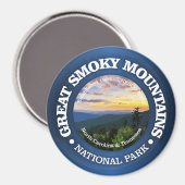 Great Smoky Mountains NP (rd)2 Magneet (Voorkant / Achterkant)