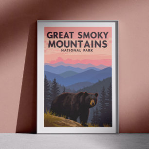  Great Smoky Mountains Park Poster