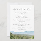 GREAT SMOKY MOUNTAINS Weddenschap Welkomstroute Kaart (Achterkant)