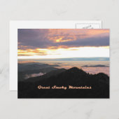 Great Smoky Mtns Sunset Briefkaart (Voorkant / Achterkant)