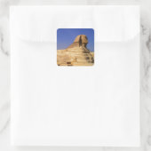 Great Sphinx of Giza, Egypte Vierkante Sticker (Tas)