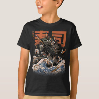 Great Sushi Dragon Japans voedsel Kawaii Dragon An T-shirt