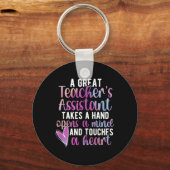 Great Teacher's Istant Teacher Teaching Istant For Sleutelhanger (Voorkant)