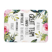 Great Team thank you gift Amazing Team Magneet (Horizontaal)