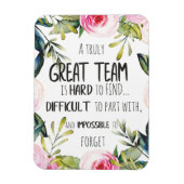 Great Team thank you gift Amazing Team Magneet (Verticaal)