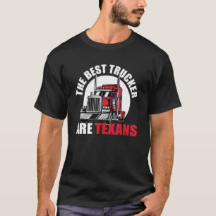 Great Texan Trucker Gezegde Longhorn Texas Truck D T-shirt