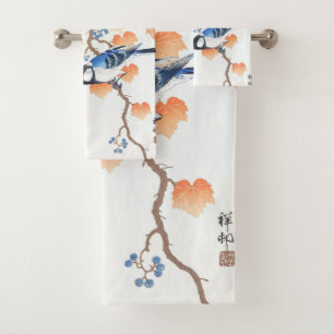 Great Tit Grapevine - Ohara Koson - Art Vintage